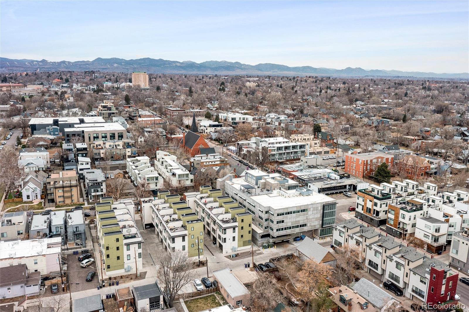 3166 Vallejo Street Denver, CO 80211 - Photo 43 of 50 an aerial view of multiple house