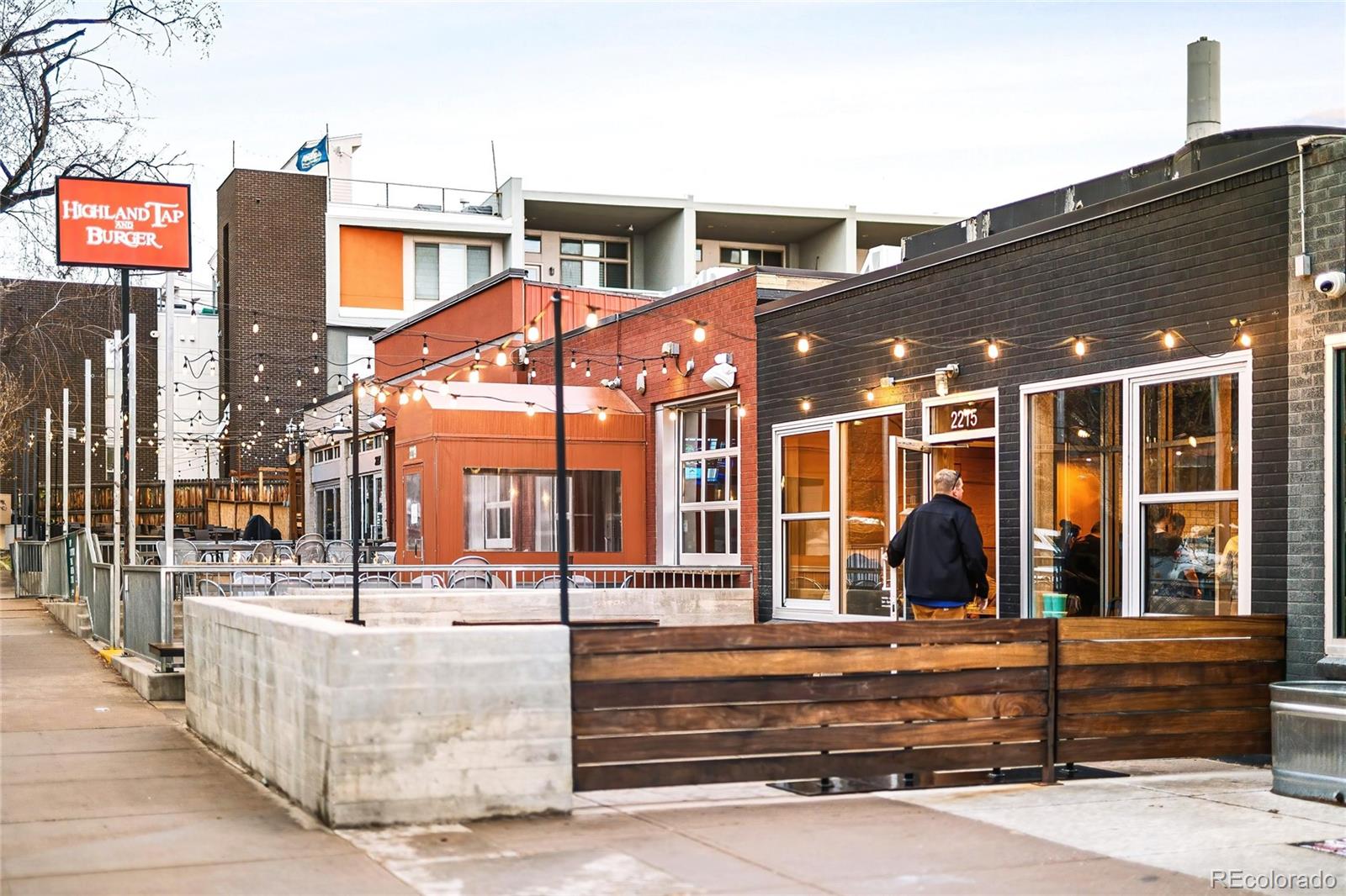 3166 Vallejo Street Denver, CO 80211 - Photo 44 of 50 a view of a building with large windows