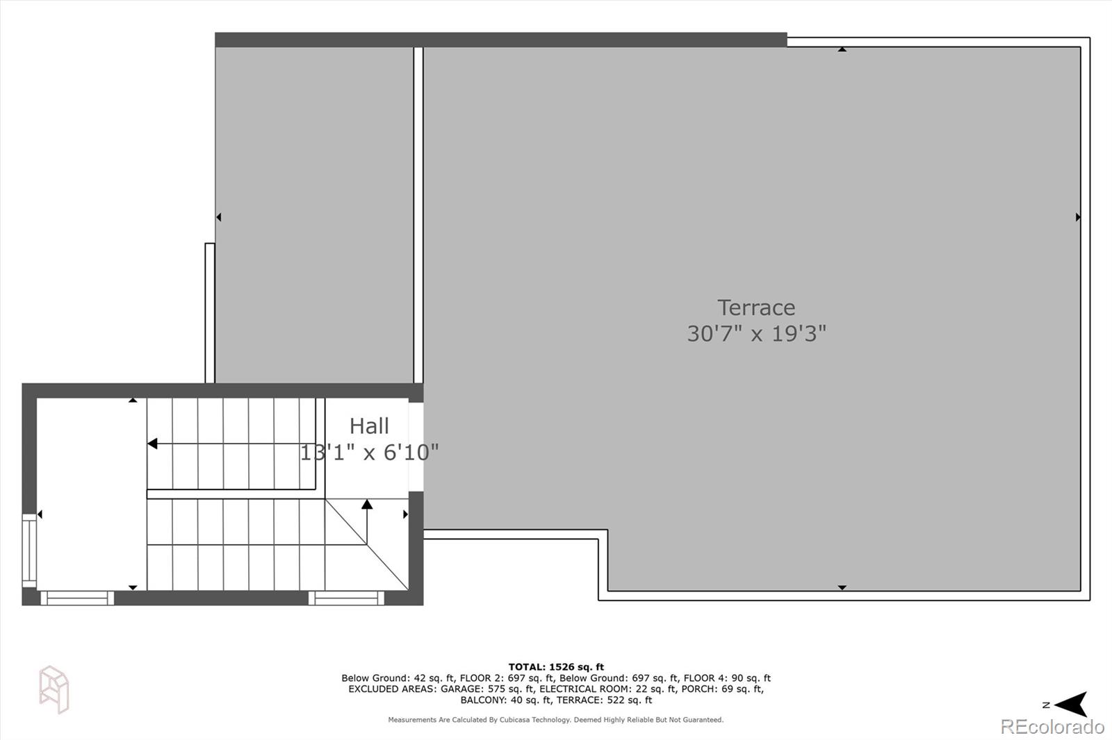 3166 Vallejo Street Denver, CO 80211 - Photo 49 of 50 a picture of a floor plan