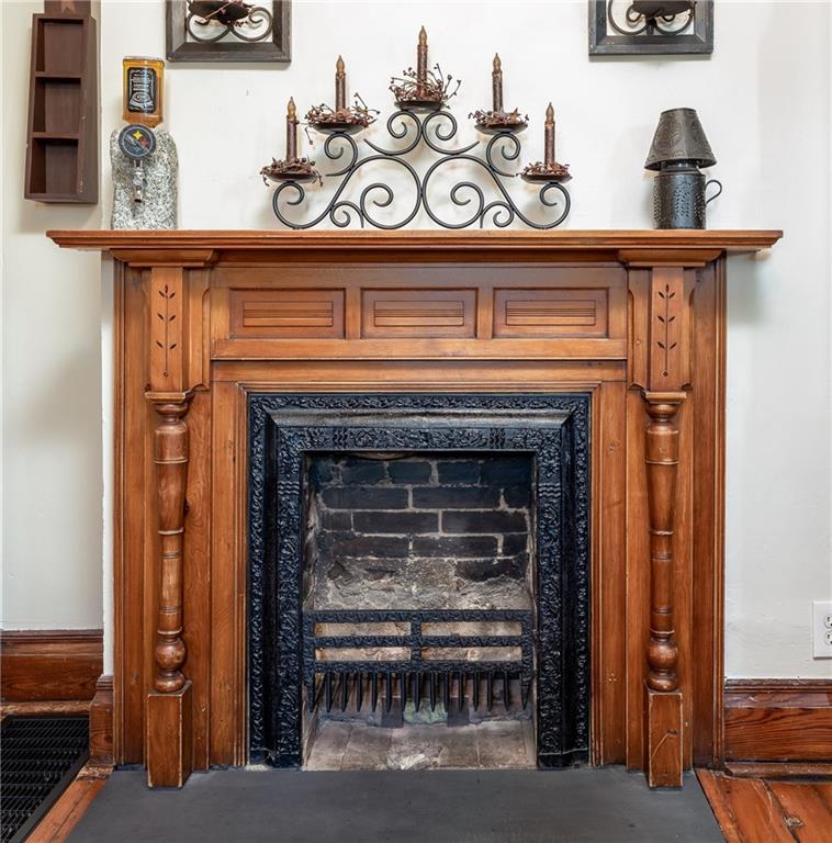 4 North Liberty Road West Alexander, PA 15376 - Photo 8 of 15 Dining room fireplace