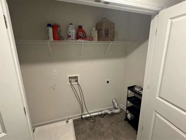 a view of hallway with stairs