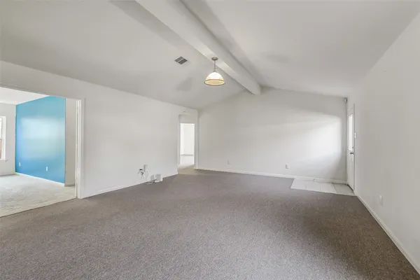 a view of empty room