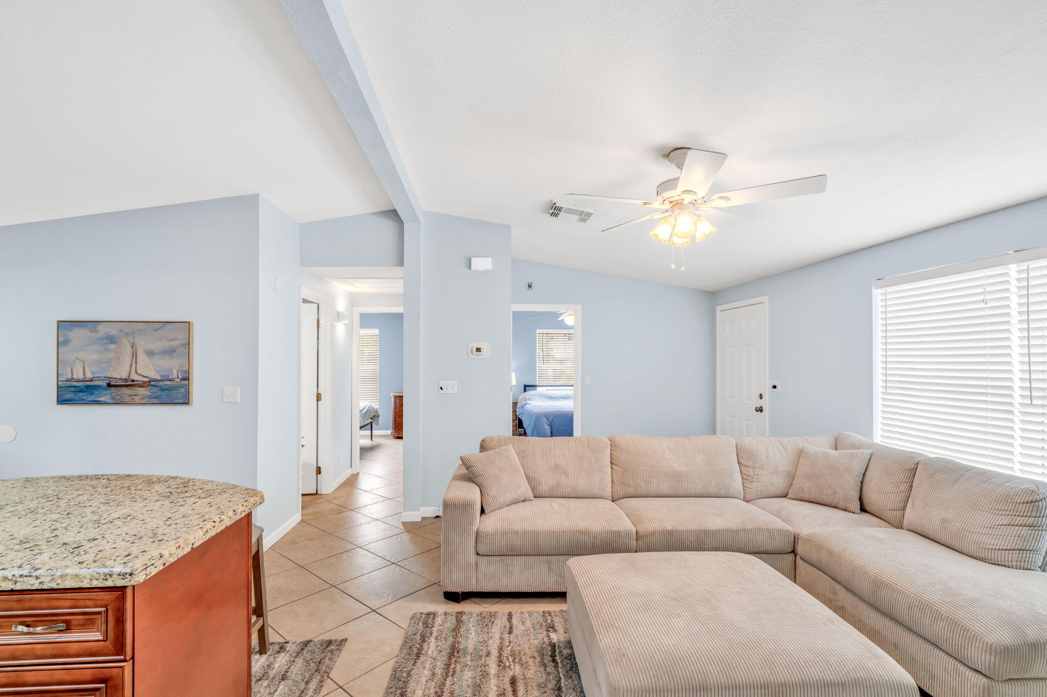 57485 Gibson Street Marathon, FL 33050 - Photo 16 of 33 a living room with furniture and kitchen view