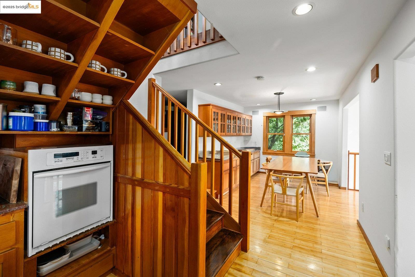5663 Florence Terrace Oakland, CA 94611 - Photo 16 of 56 a view of an entryway with wooden floor