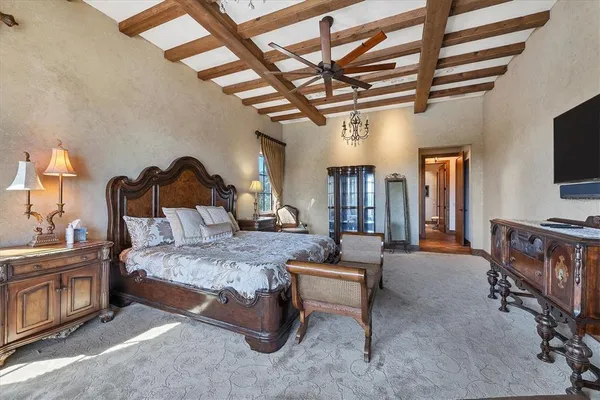 a balcony with furniture and a couch