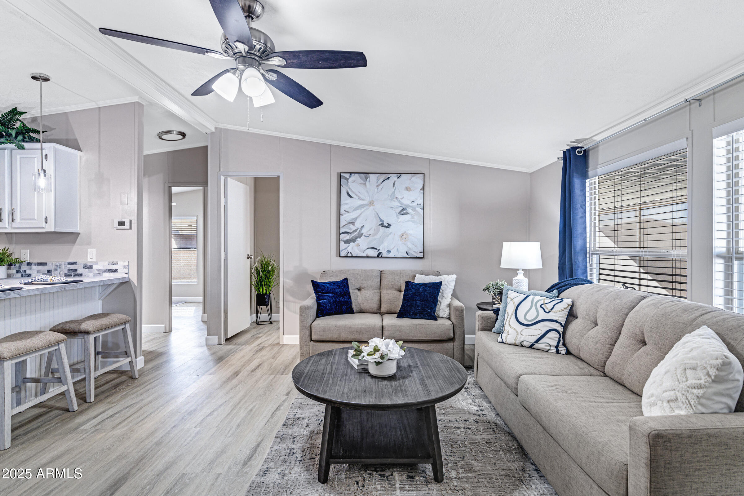 834 South Meridian Road, Unit 81 Apache Junction, AZ 85120 - Photo 7 of 22 a living room with furniture a rug and a window