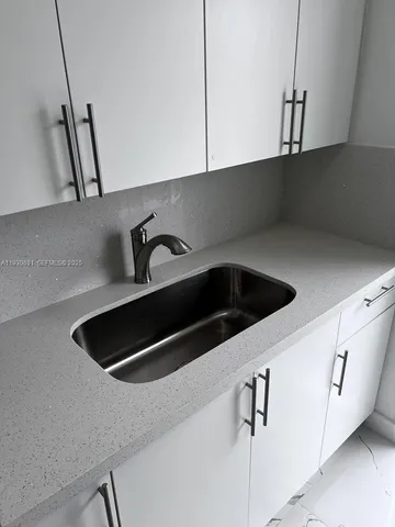 a close view of sink