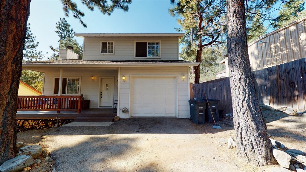 1765 Sparrow Road Wrightwood, CA 92397 - Photo 1 of 1 a front view of a house with entryway