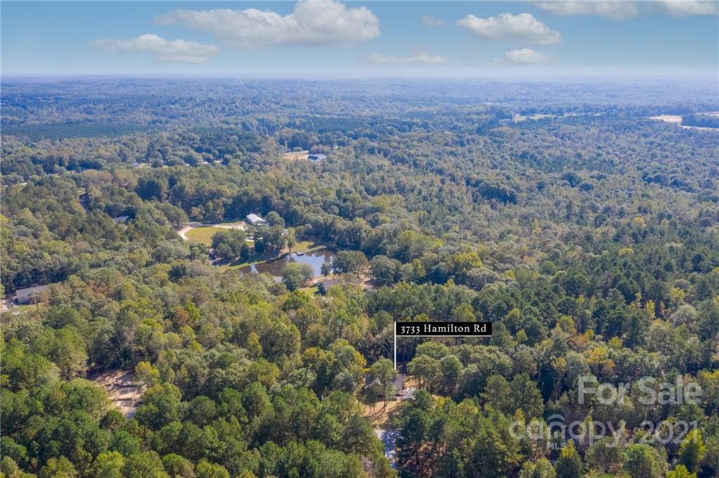 3733 Hamilton Road Edgemoor, SC 29712 - Photo 29 of 29 an aerial view of residential house and trees