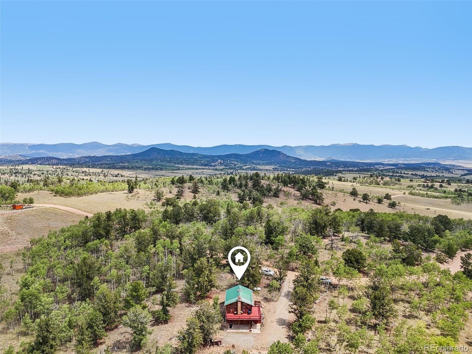 215 Gadwall Road Como, CO 80432 - Photo 32 of 39 a view of a city with mountain