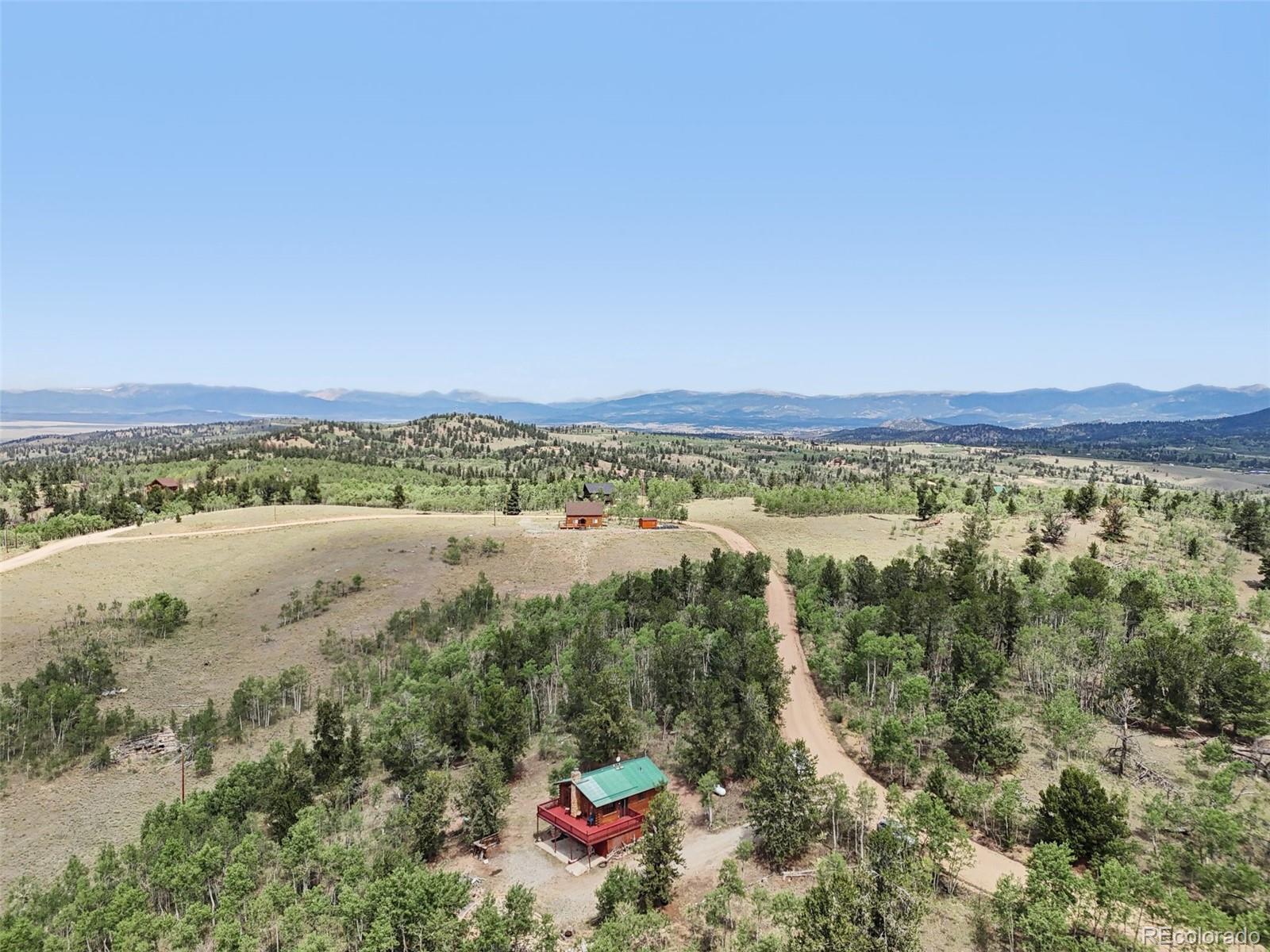 215 Gadwall Road Como, CO 80432 - Photo 33 of 39 an aerial view of a city and lake view