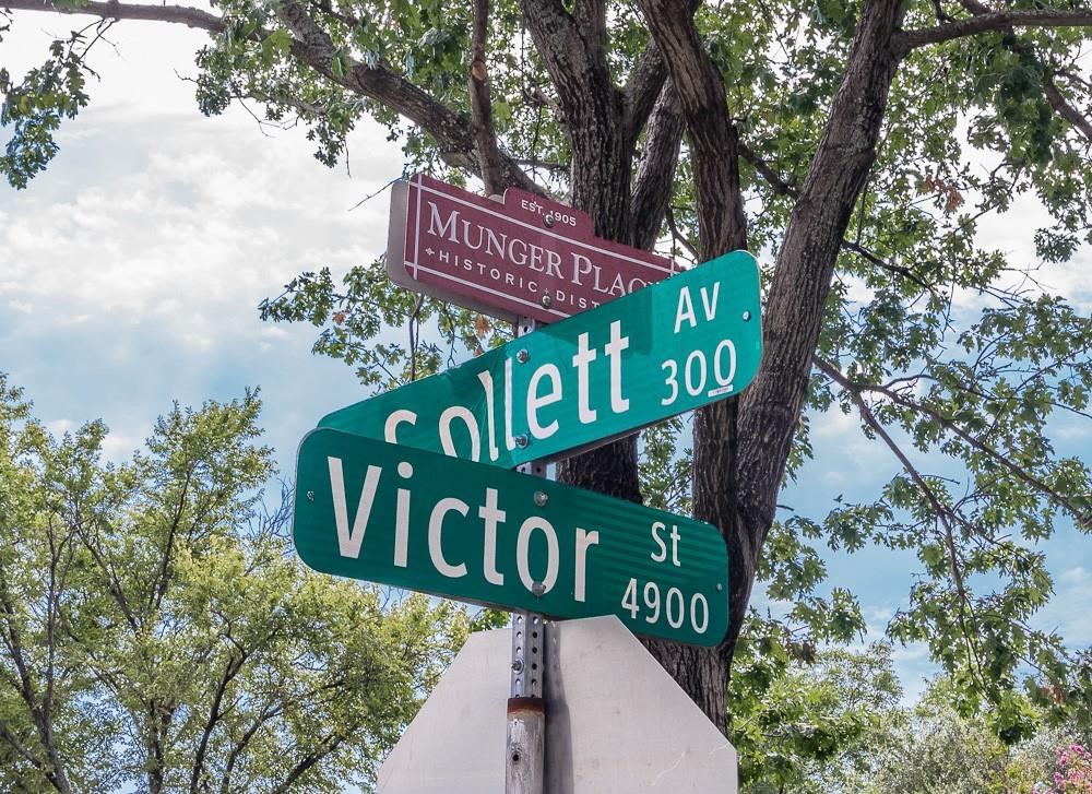 4910 Victor Street, Unit 1 Dallas, TX 75214 - Photo 30 of 30 a sign that is on a pole