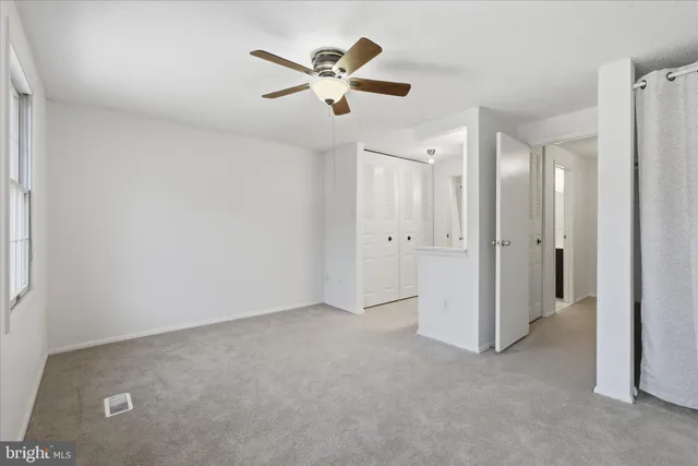 a view of an empty room