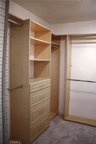 a view of walk in closet