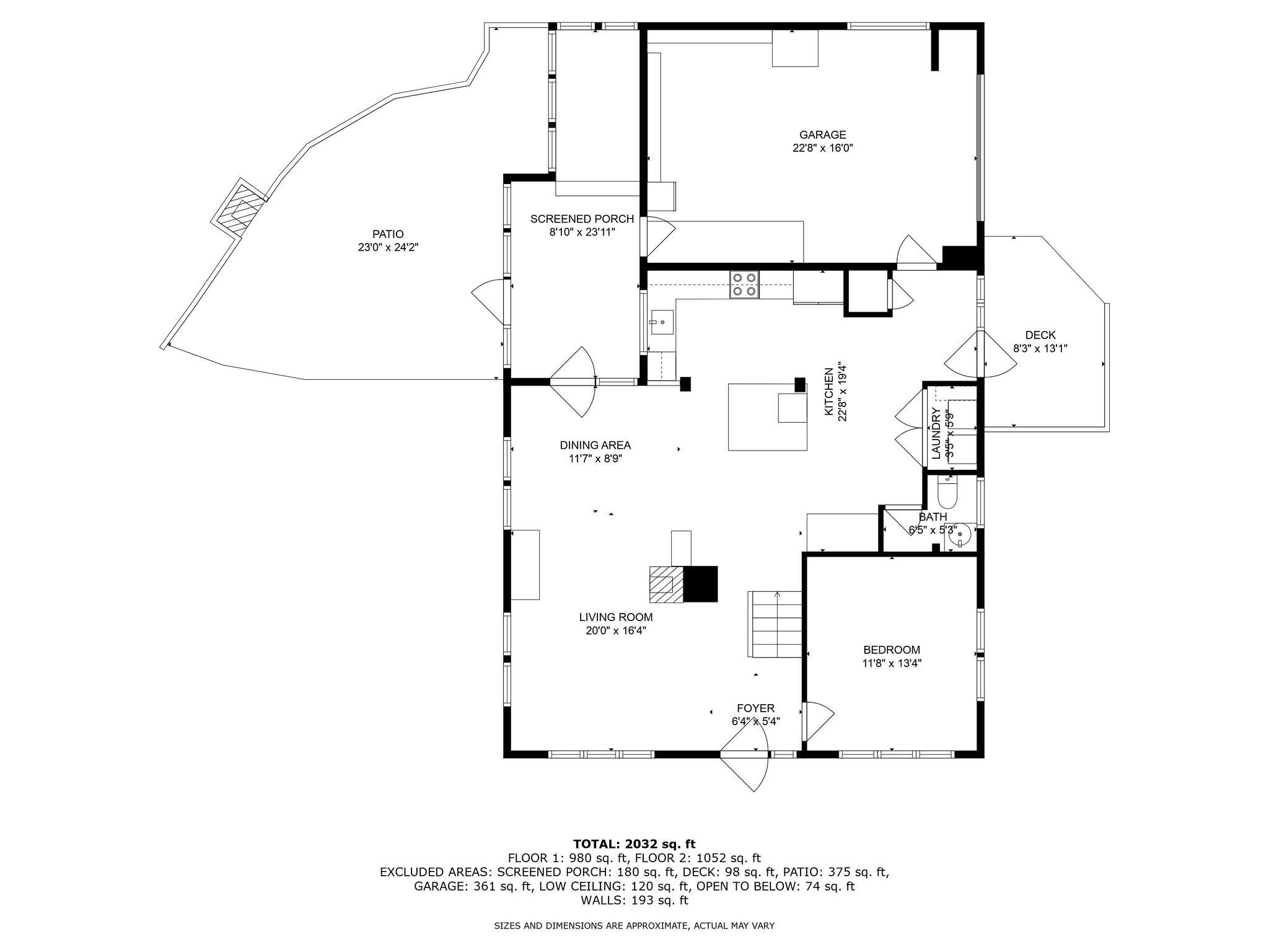 180 Clay Hill Road York, ME 03902 - Photo 37 of 39 First Floor Plan