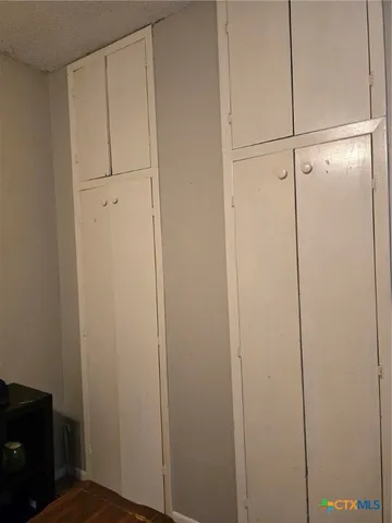 a view of closet area