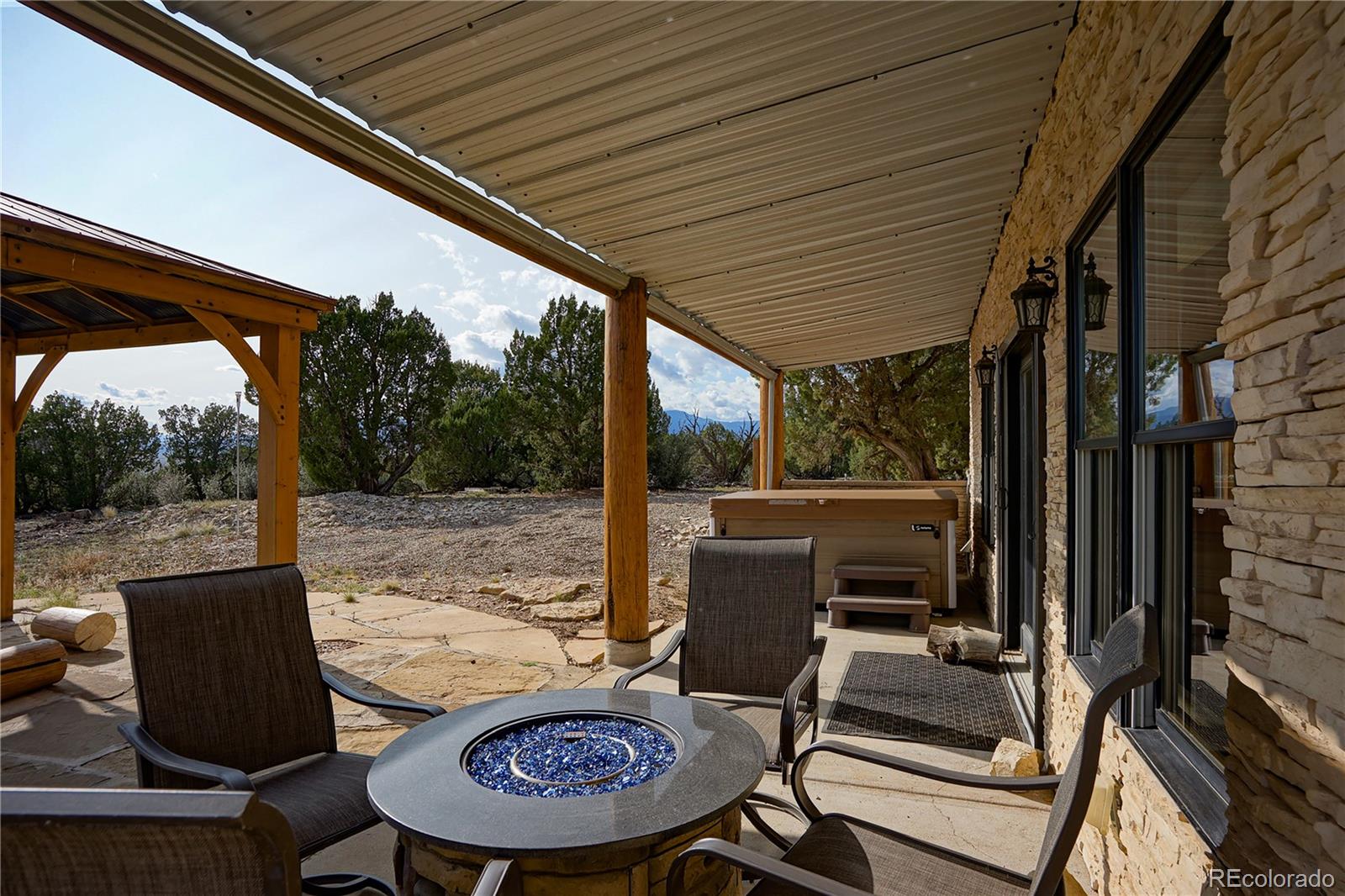 810 Mustang Road Rye, CO 81069 - Photo 48 of 50 a view of a porch with furniture