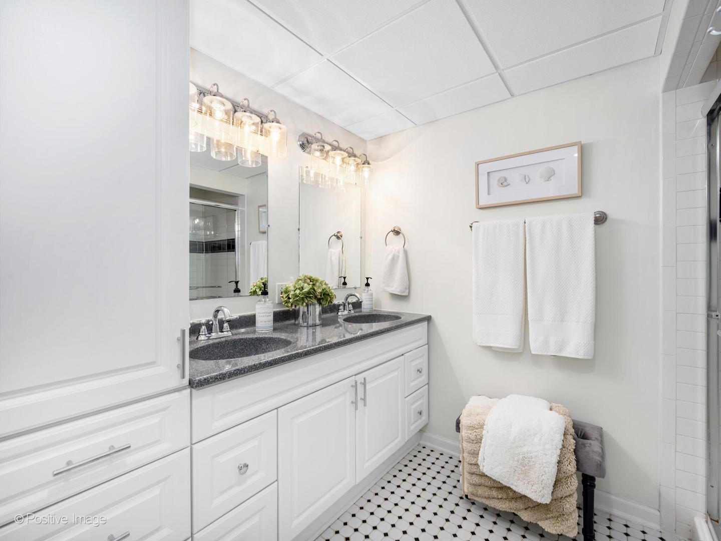 317 East Walnut Street Hinsdale, IL 60521 - Photo 31 of 38 a bathroom with a sink and a mirror