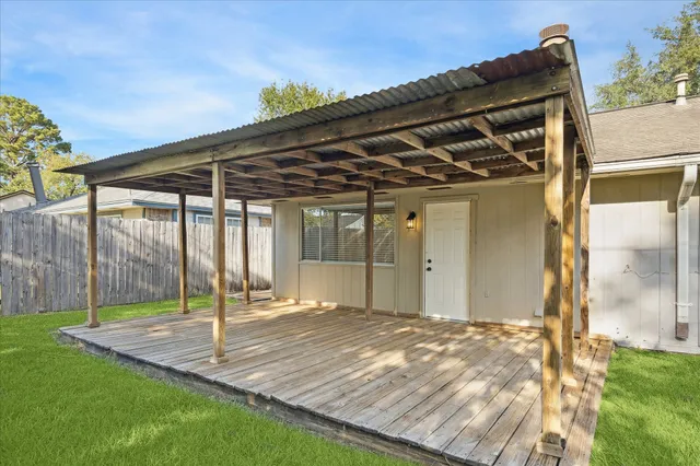 a view of a backyard of a house