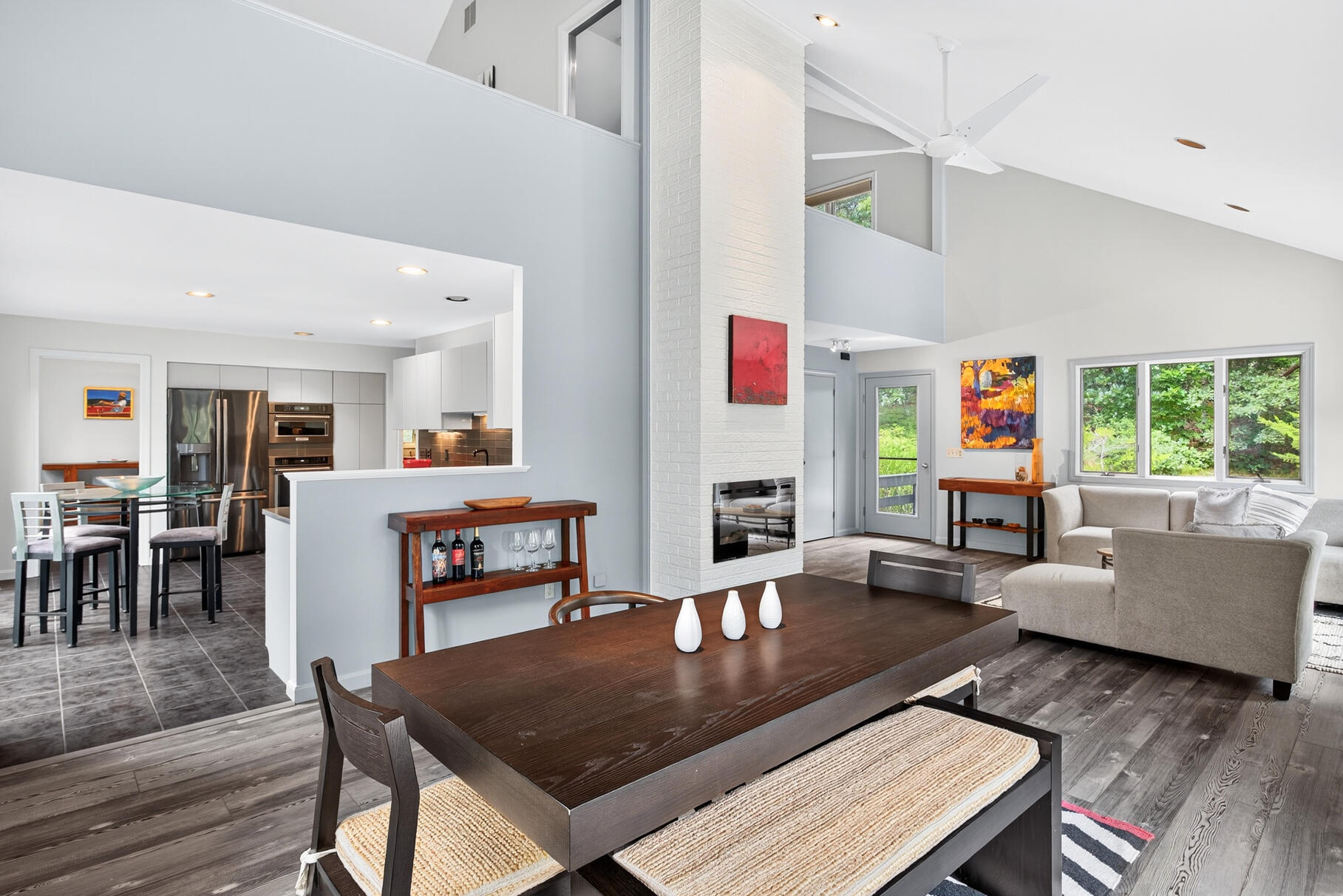 7 Fishermans Road Truro, MA 02666 - Photo 11 of 42 a living room with furniture and a wooden floor