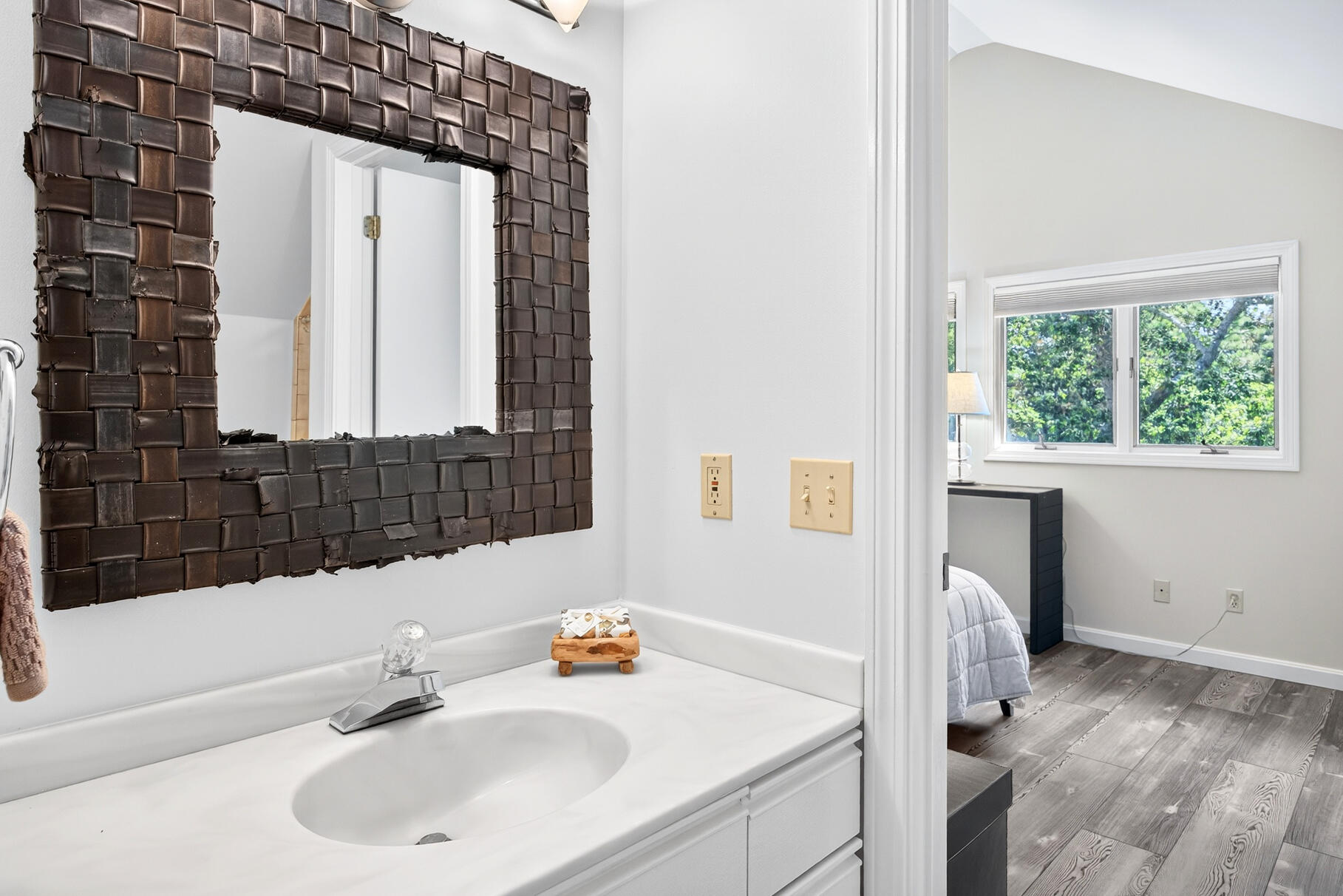 7 Fishermans Road Truro, MA 02666 - Photo 25 of 42 a bathroom with a sink and a bathtub