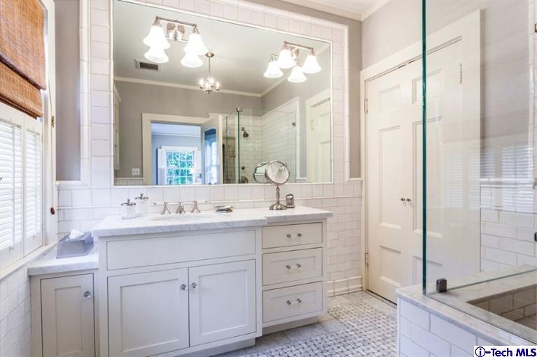 445 Prospect Square Pasadena, CA 91103 - Photo 26 of 45 a bathroom with a double vanity sink mirror and double