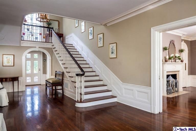 445 Prospect Square Pasadena, CA 91103 - Photo 5 of 45 a view of entryway and hall with wooden floor