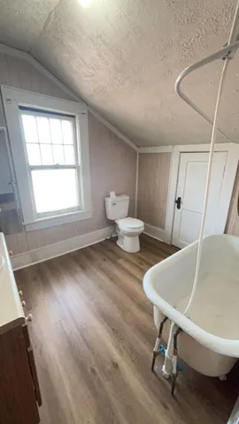 a living room with a table