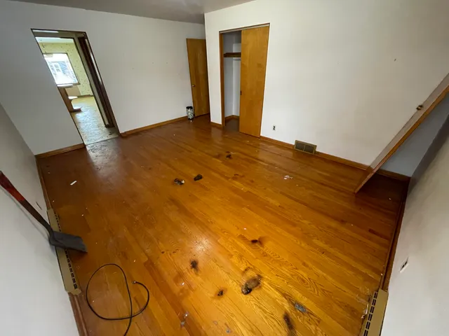 a view of an empty room