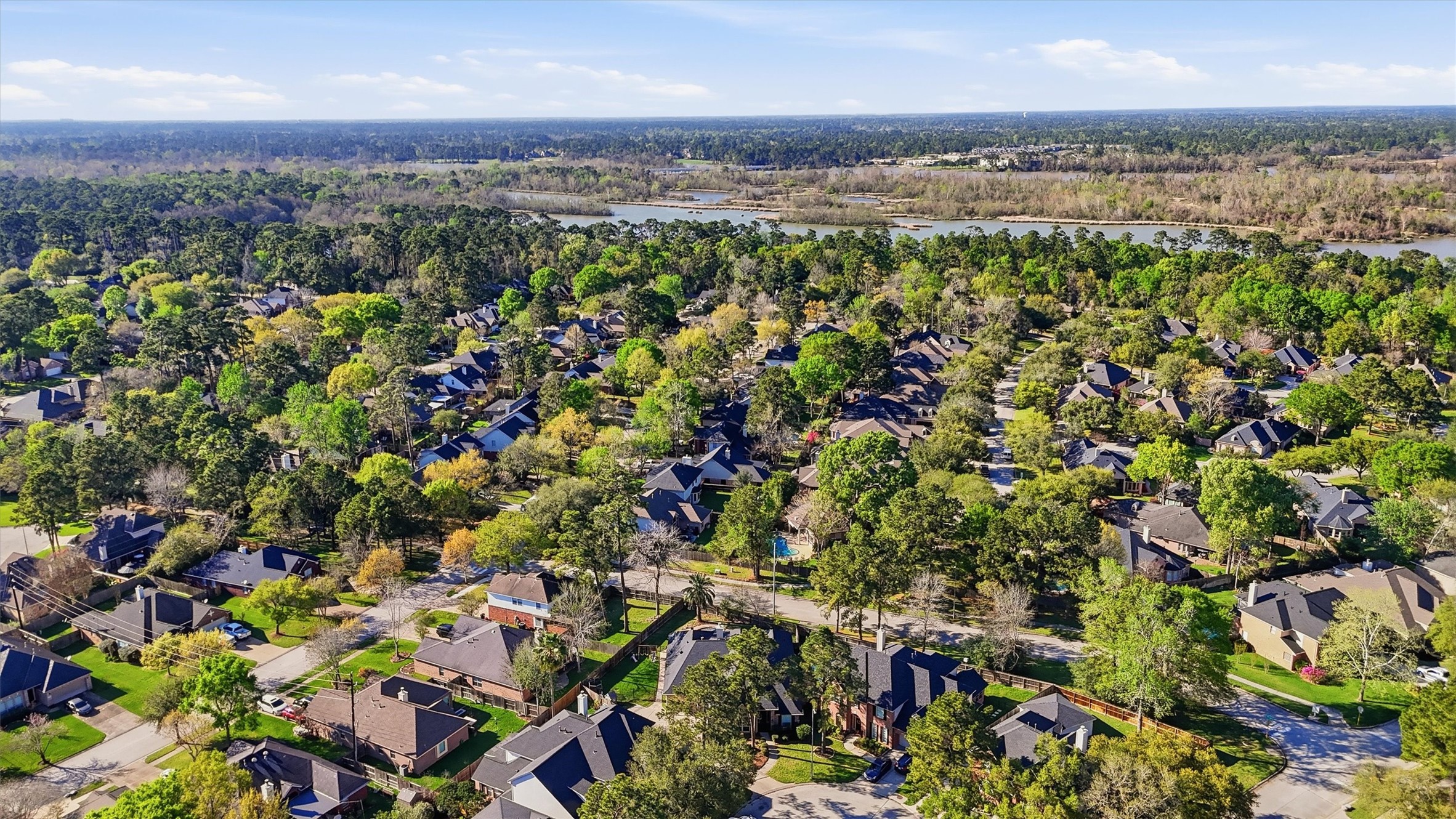 7303 Texas Laurel Loop Humble, TX 77346 - Photo 31 of 32 an aerial view of multiple house