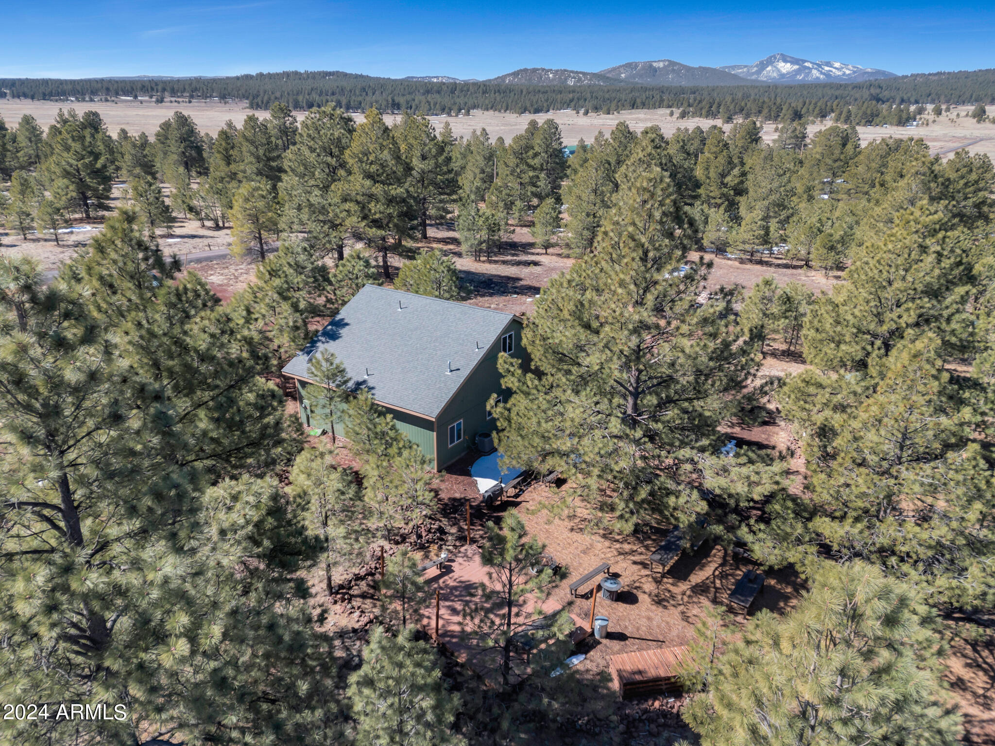 8688 Pittman Valley Road Williams, AZ 86046 - Photo 3 of 31 back aerial