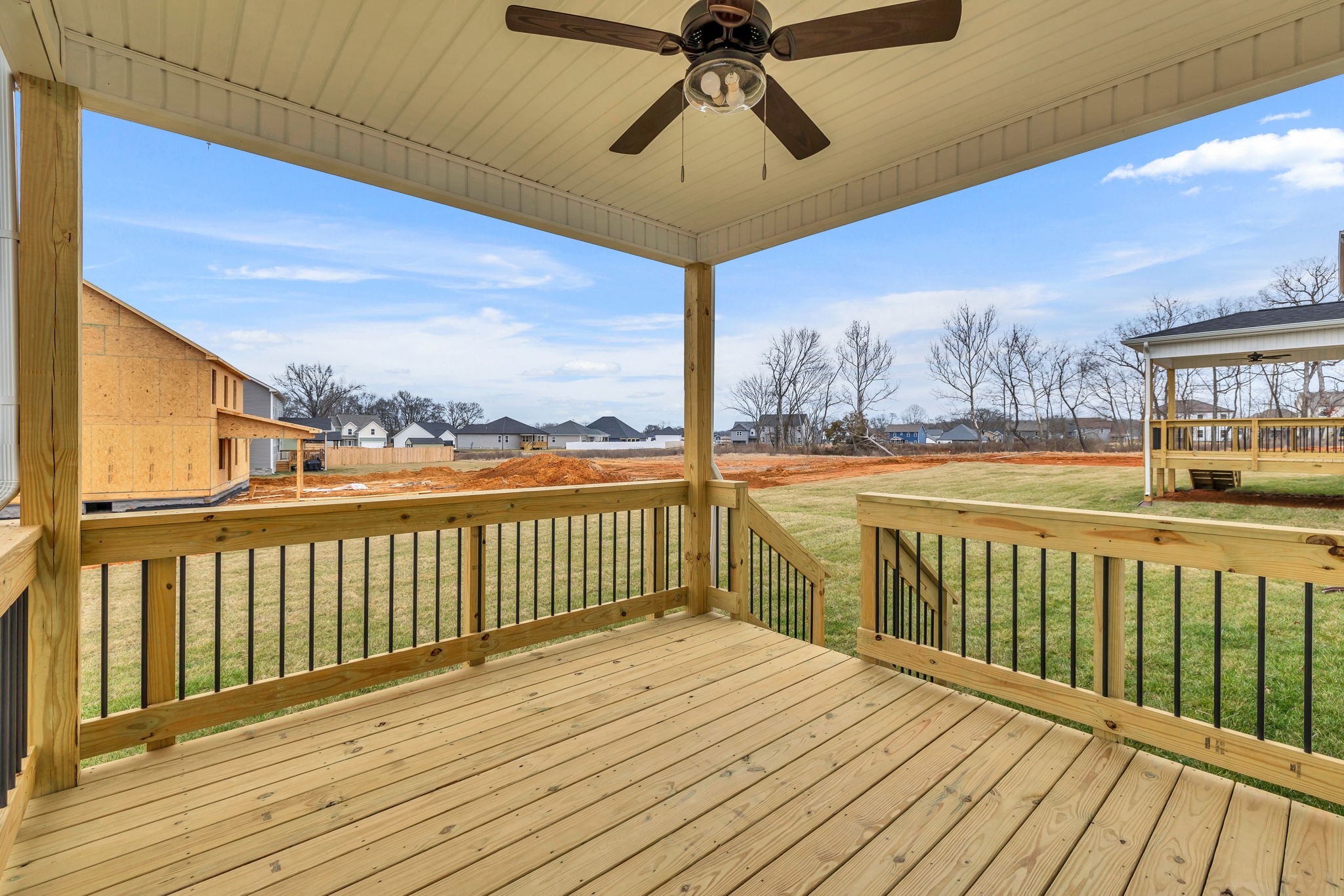150 Cherry Fields Clarksville, TN 37042 - Photo 28 of 30 a view of a balcony with wooden floor