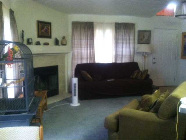 1638 Calavo Road, Unit 2 Fallbrook, CA 92028 - Photo 3 of 13 Living room with fireplace
