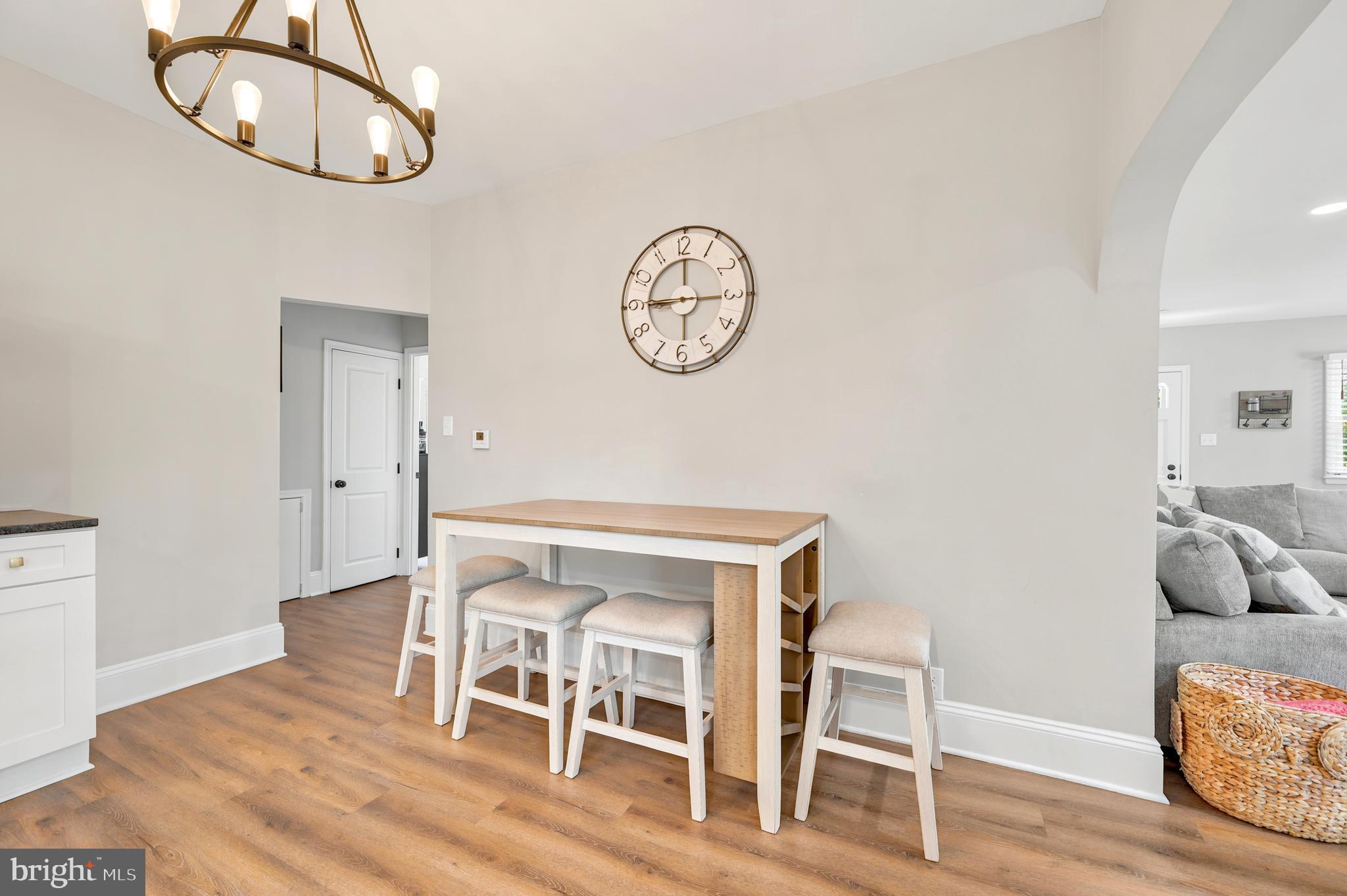 211 North Sylvania Avenue Jenkintown, PA 19046 - Photo 4 of 17 a view of a dining room with wooden floor