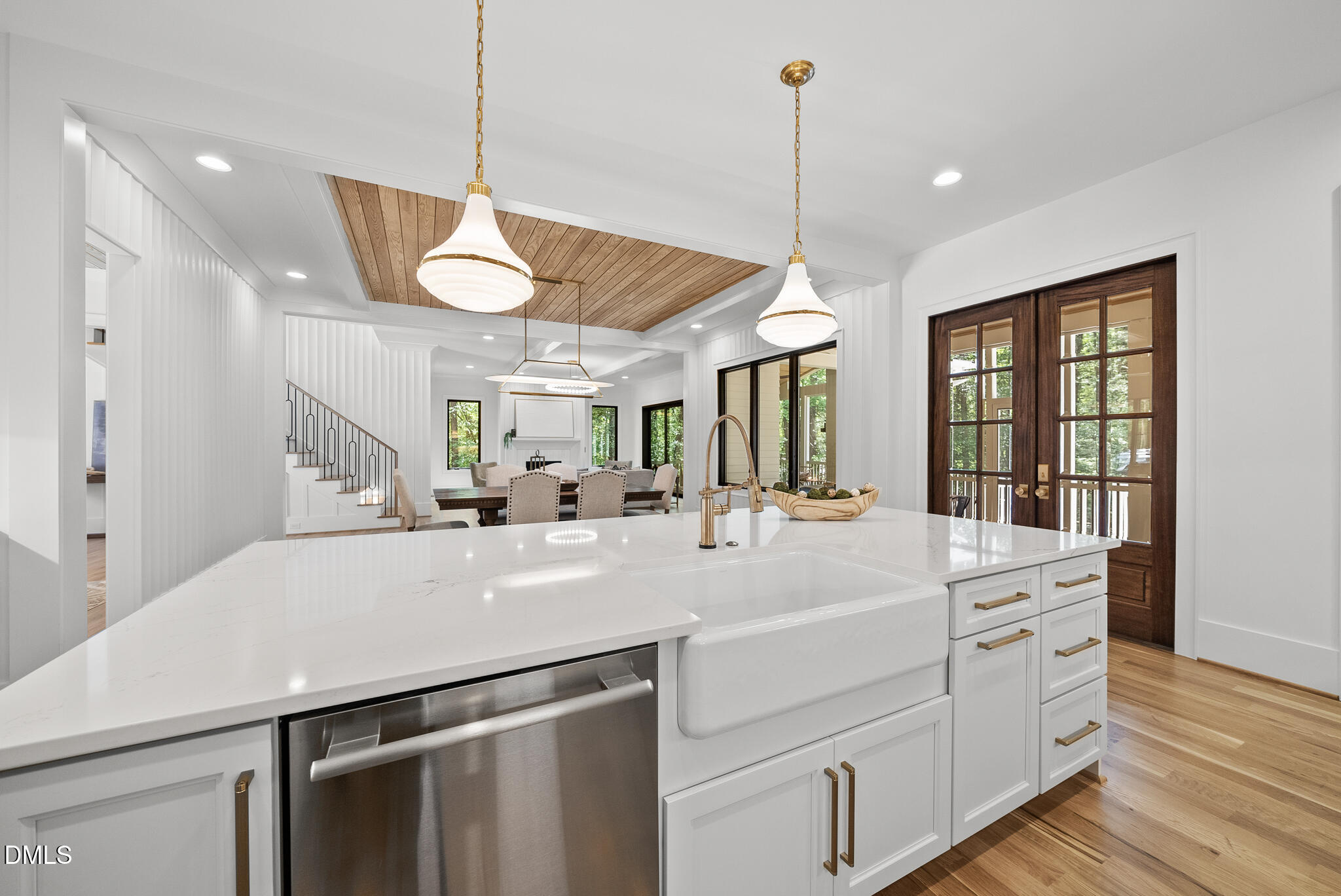 1609 Ridge Road Raleigh, NC 27607 - Photo 17 of 62 Kitchen view toward dining porch