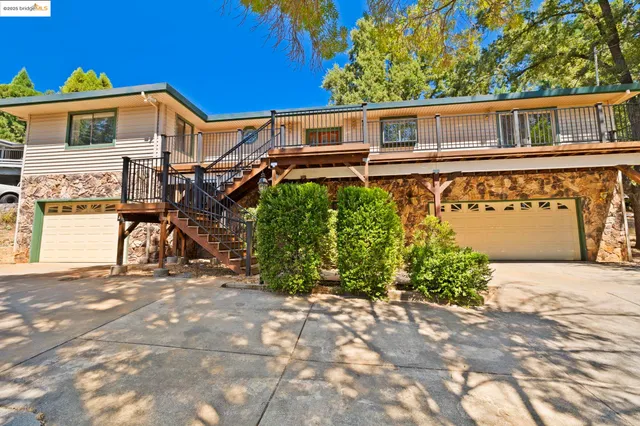 a view of a house with a patio
