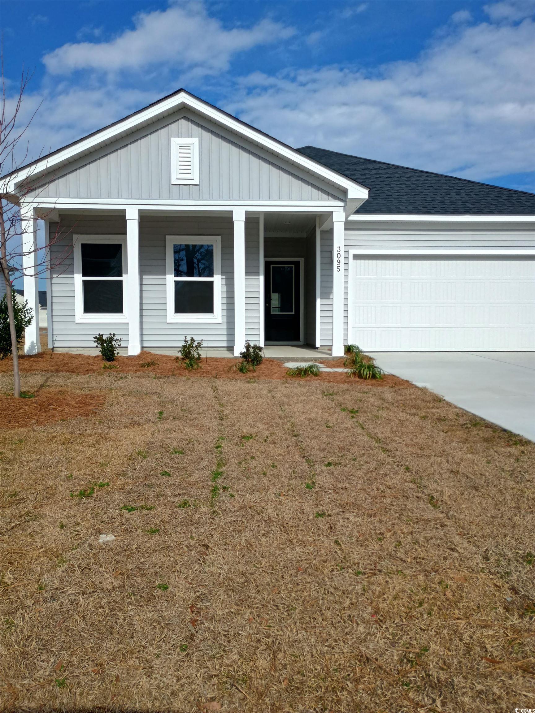 3095 Palma Way Myrtle Beach, SC 29579 - Photo 2 of 8 Single story home featuring a porch, a garage, a s