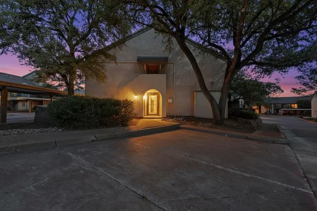 a house view with a street