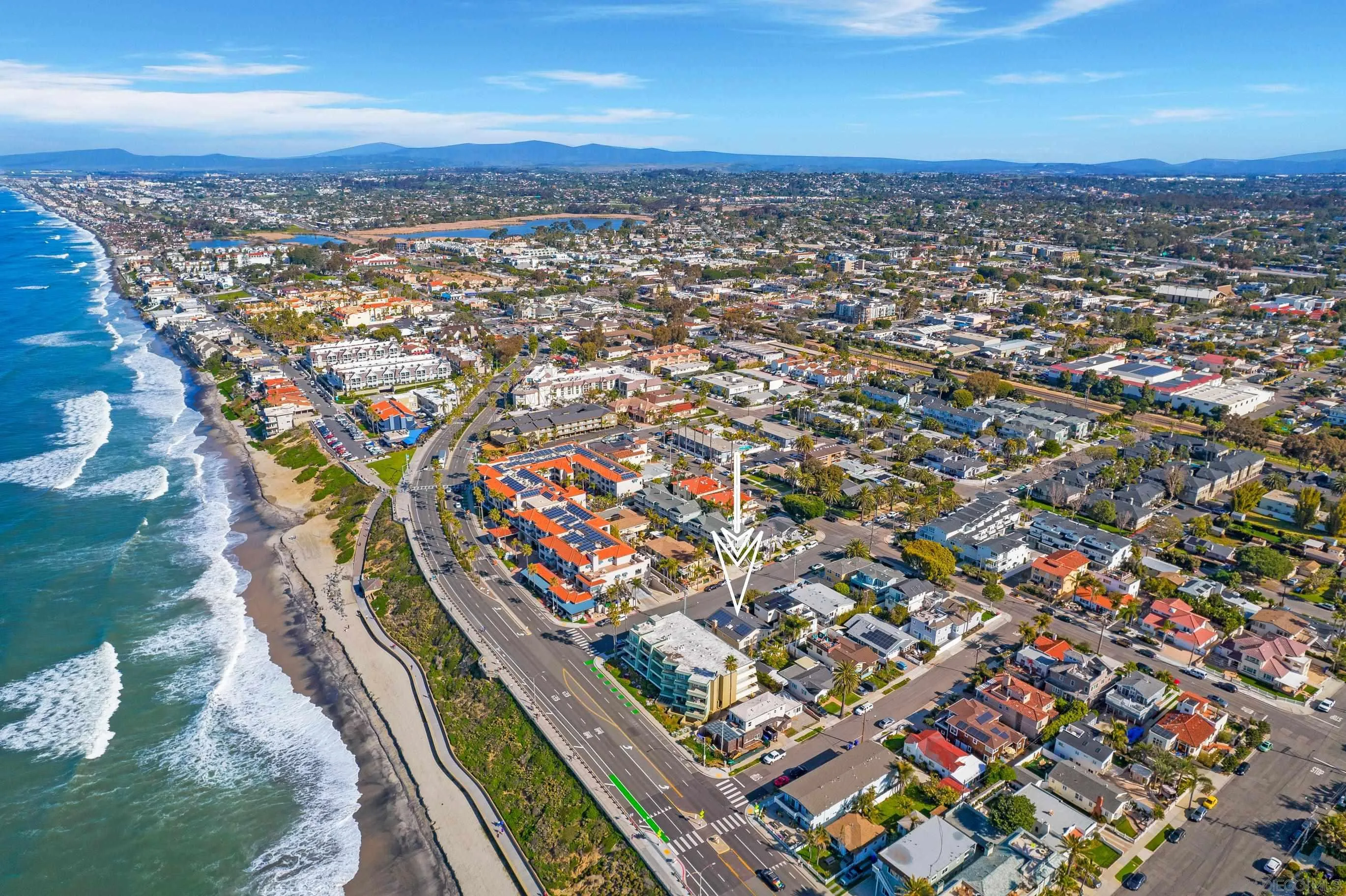 149 Walnut Avenue Carlsbad, CA 92008 - Photo 45 of 48 an aerial view of residential houses with outdoor space