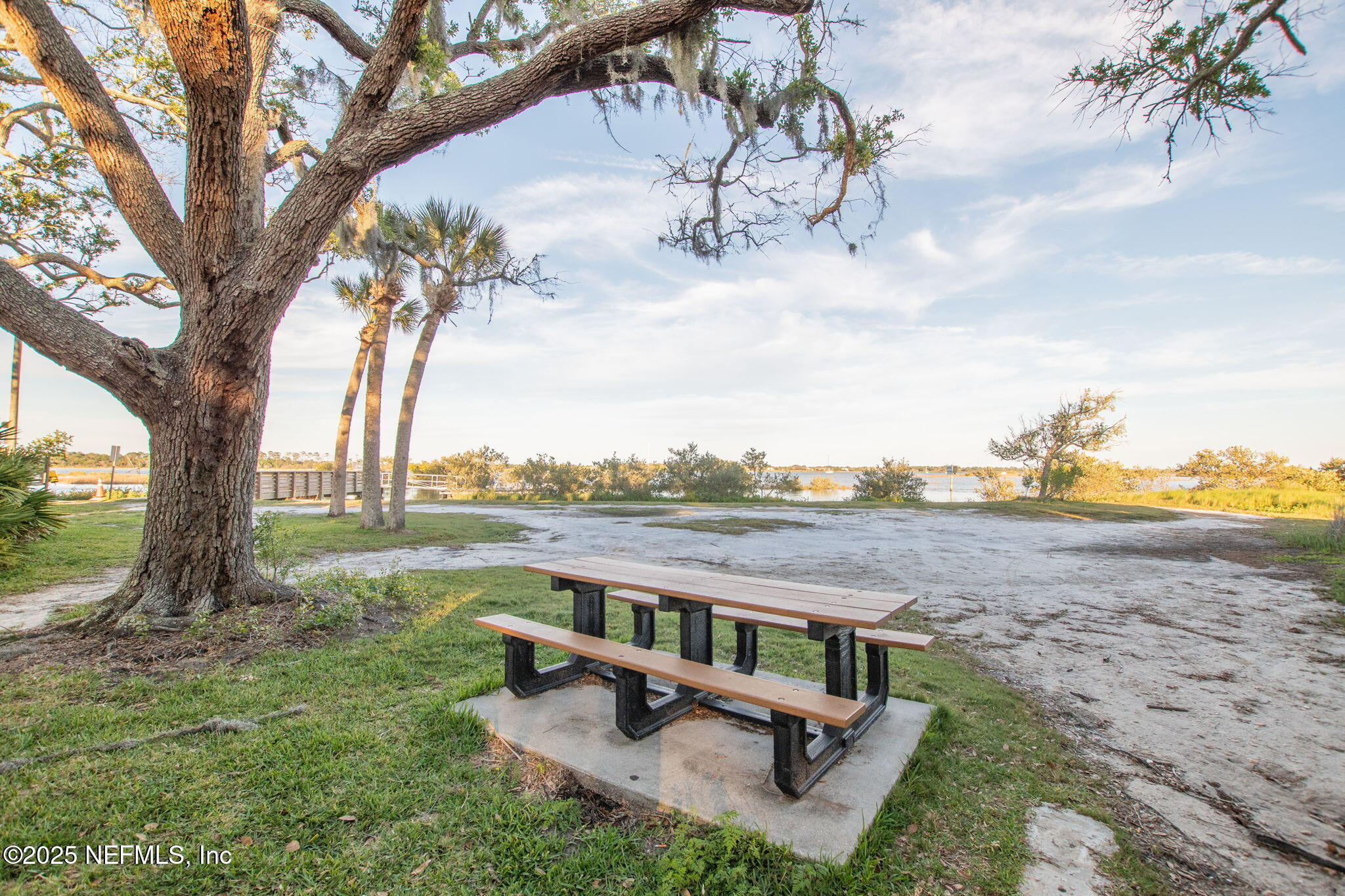 129 Linden Road St. Augustine, FL 32086 - Photo 50 of 56 a view of a yard with furniture and garden