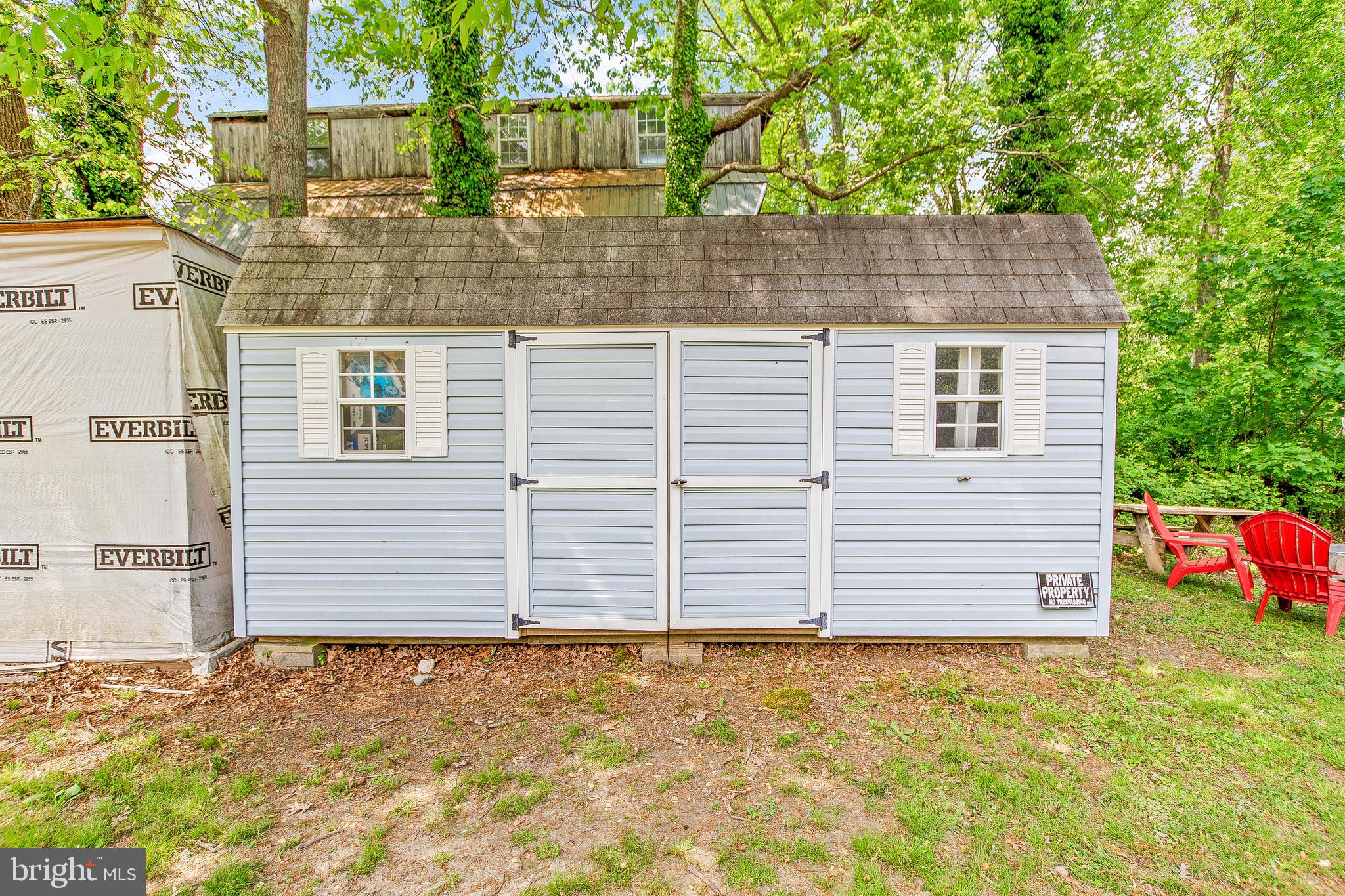 10035 H G Trueman Road Lusby, MD 20657 - Photo 35 of 38 Large backyard shed