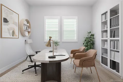 a room with furniture and a couch