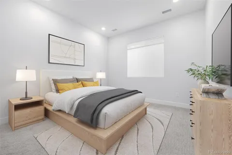 a view of a city with an ocean