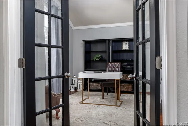 a view of dinning room with furniture