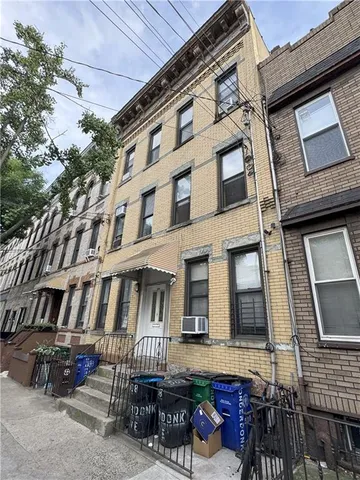 a front view of a building