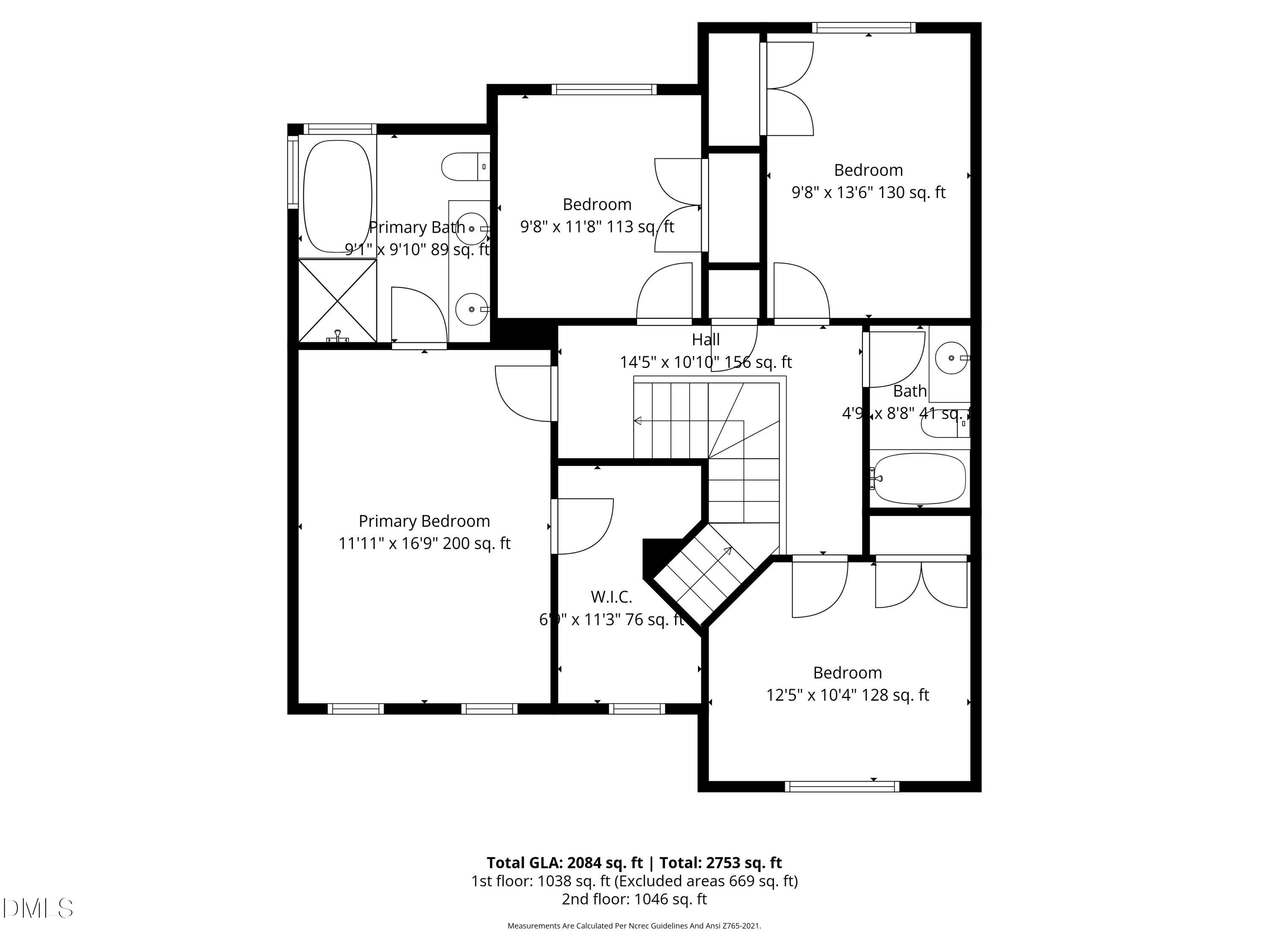 9500 Anson Grove Lane Raleigh, NC 27615 - Photo 54 of 54 2nd_floor_9500_anson_grove_lane_raleigh_