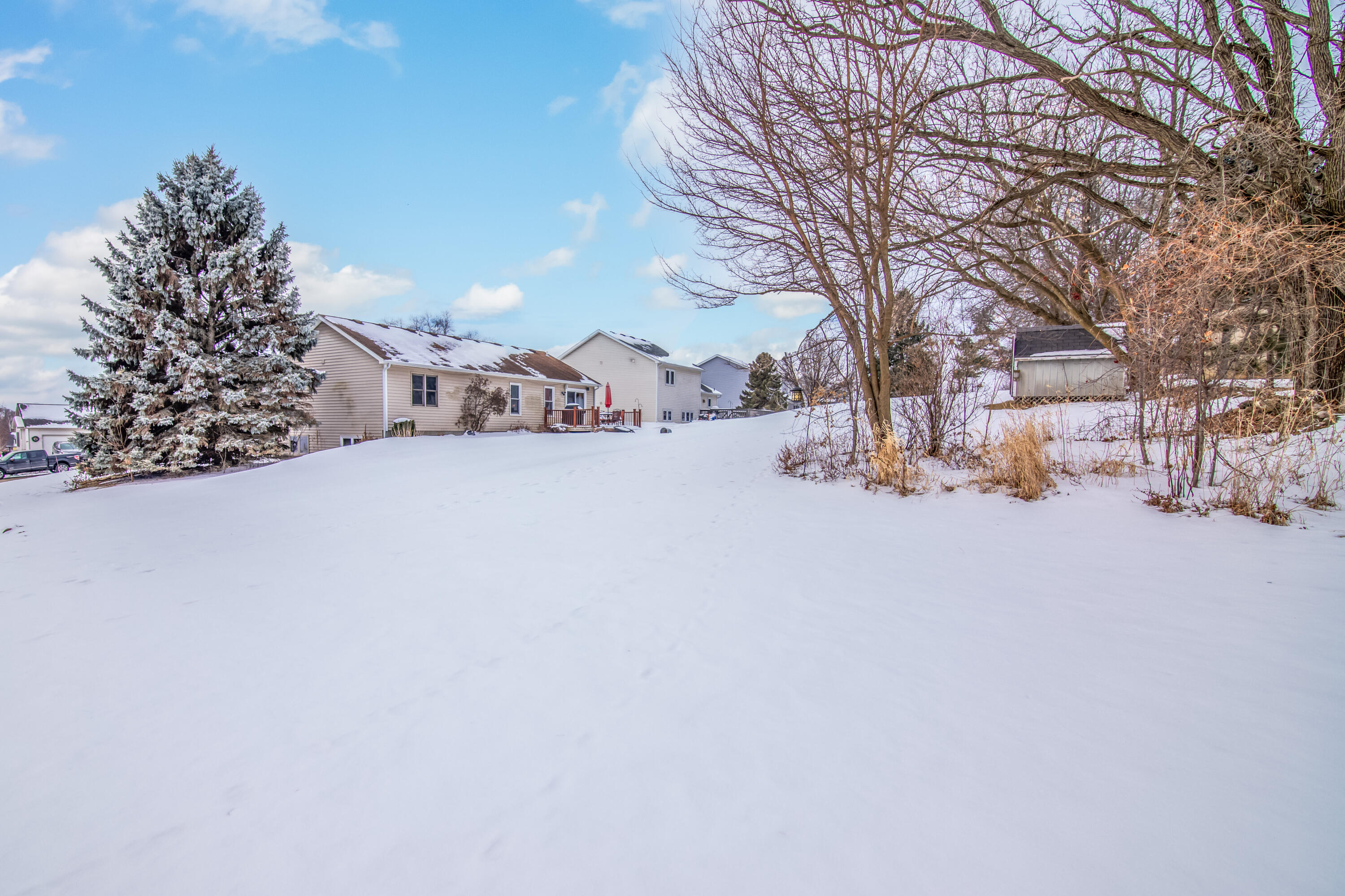 225 Anna Street Waterloo, WI 53594 - Photo 18 of 20 Backyard of corner lot