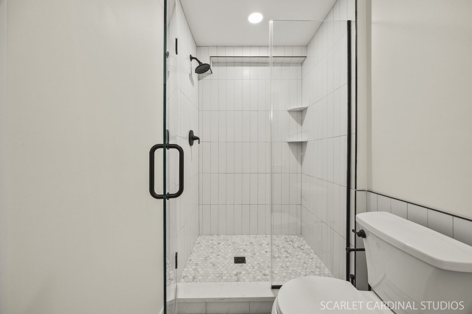 717 North Brainard Street Naperville, IL 60563 - Photo 37 of 49 a bathroom with a shower and toilet