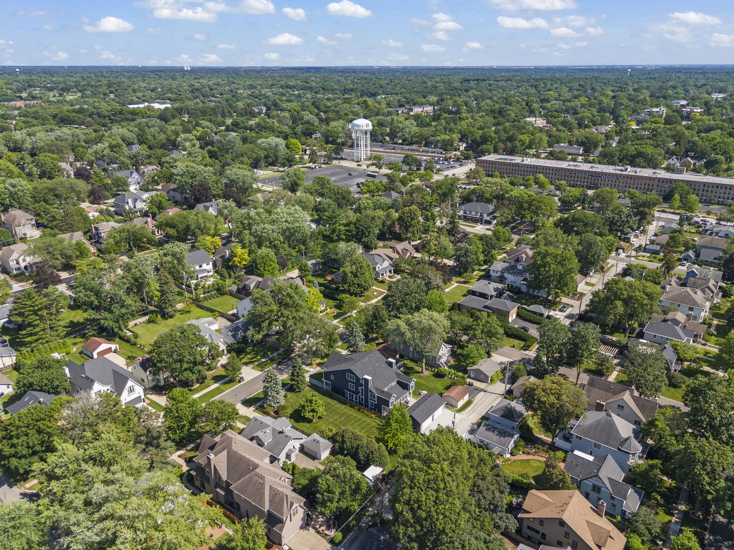 717 North Brainard Street Naperville, IL 60563 - Photo 46 of 49 an aerial view of a house with a yard