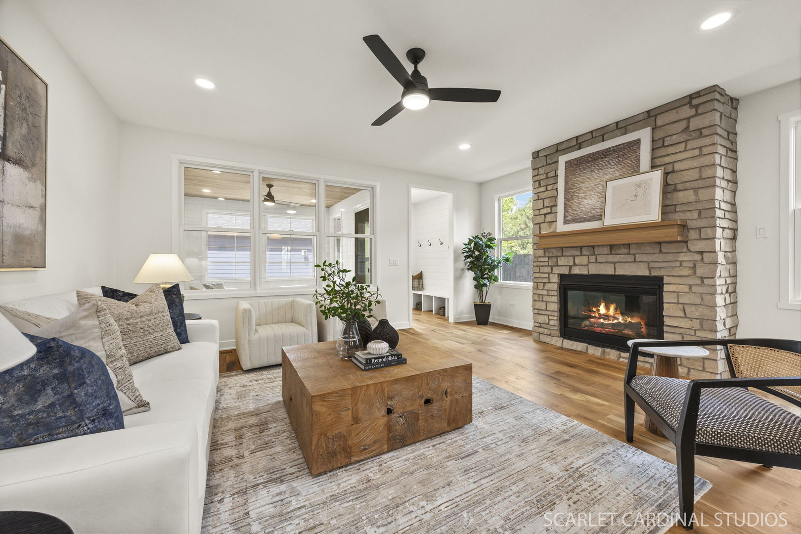 717 North Brainard Street Naperville, IL 60563 - Photo 9 of 49 a living room with furniture fireplace and window